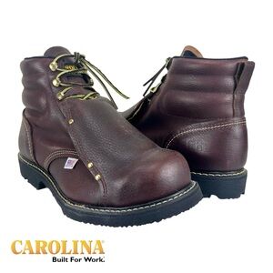 Carolina 9.5 3E Steel Toe MET Guard EH Work Boots‎ ASTM F2413-11 USA Union Made